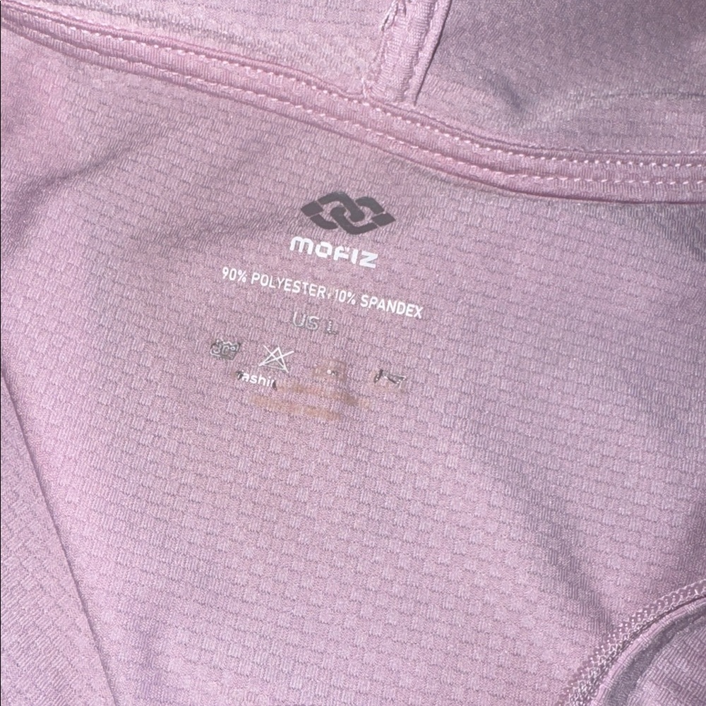 Mofiz Activewear Women's Pink Hooded Sun Protection Jacket - Size L" - Picture 6 of 7